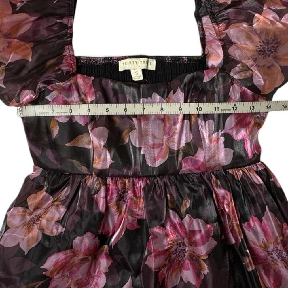 Thirty/Thirty Floral Babydoll Blouse - Size S (NWT) - Picture 6 of 8